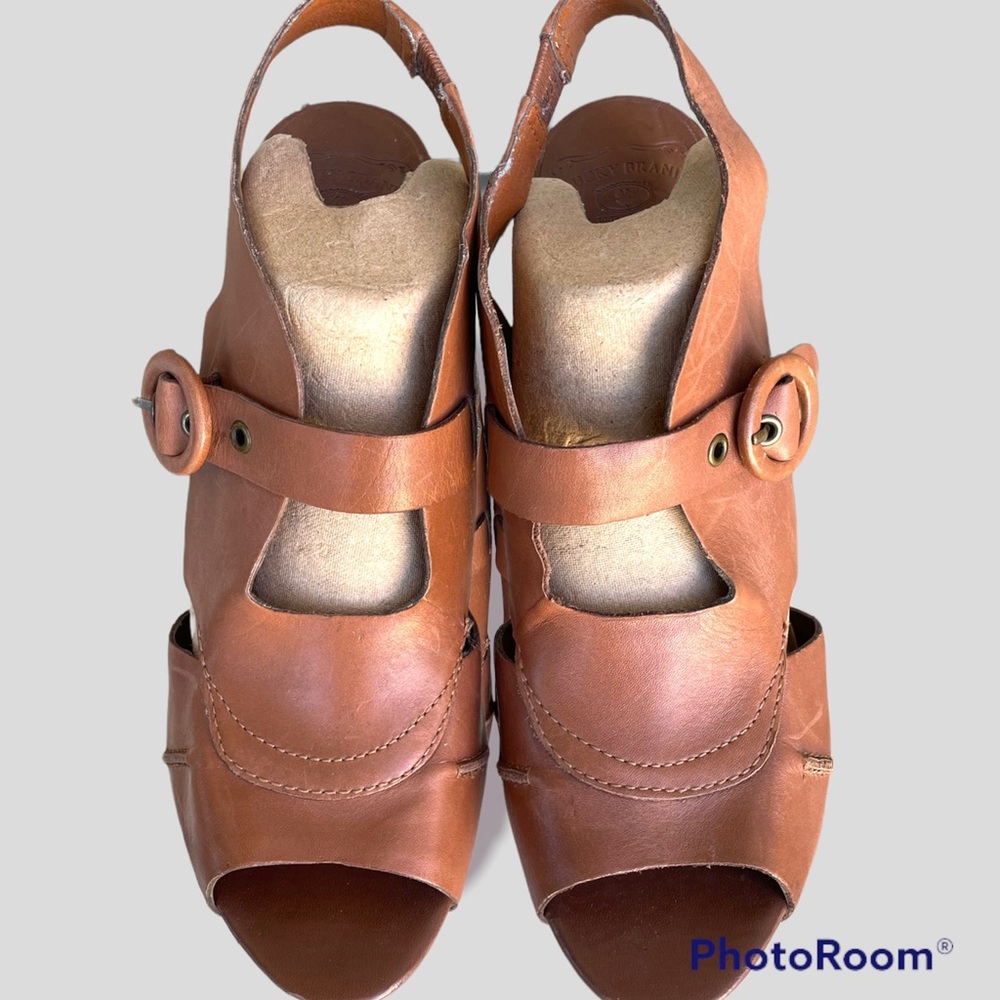 Lucky Brand Chunky Heels Genuine Leather Women’s 9.5